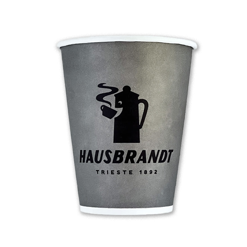 כוסות חד פעמיות לשתיה חמה בנפח 12oz (כ-350 מ״ל) - 960 יח׳ - Hausbrandt