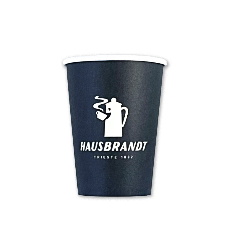 כוסות חד פעמיות לשתיה חמה בנפח 8oz (כ-250 מ״ל) - 1,000 יח׳ - Hausbrandt