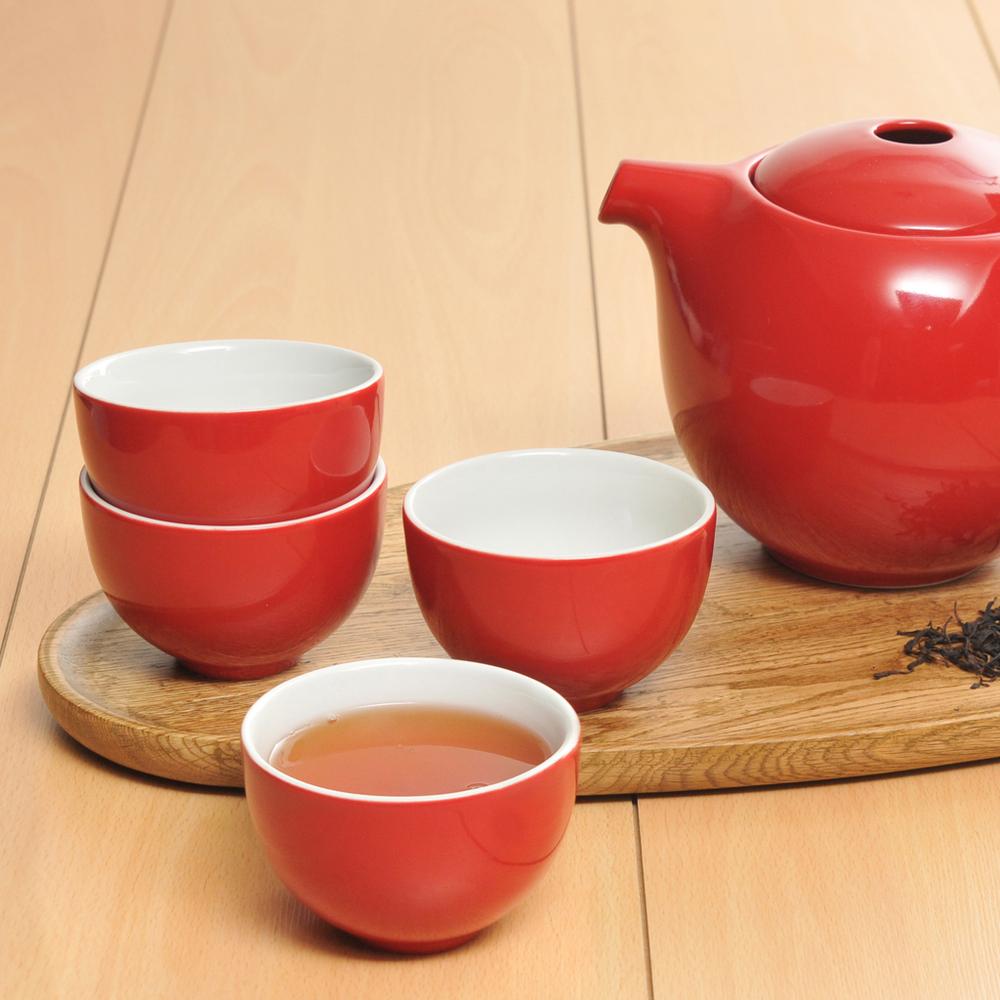 כוס תה אדום אוריינטל 200 מ״ל מקולקציית לוברמיקס פרו תה - Loveramics Pro Tea