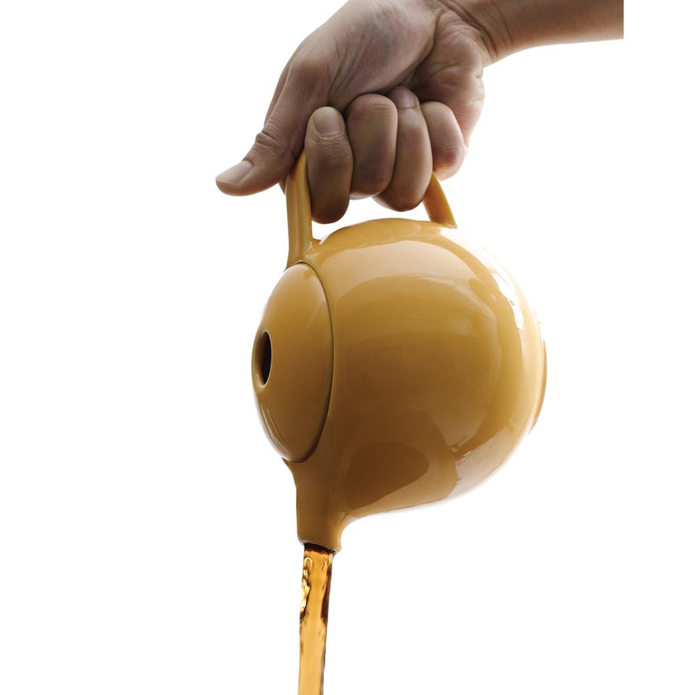 קנקן צהוב - קנקן תה עם בית חליטה 600 מ"ל מקולקציית לוברמיקס פרו תה - Loveramics Pro Tea - CREAMA+
