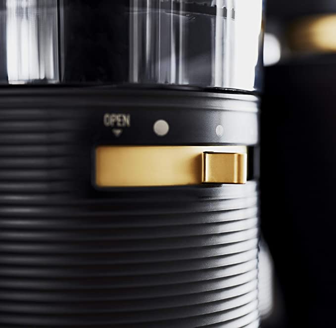 כפתור OPEN במכונת קפה פילטר אפוס מליטה בצבע שחור-כסוף - Melitta EPOS Black-Silver