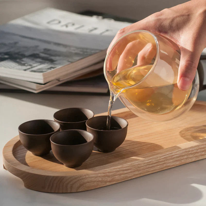 מזיגת תה - פיירנס ג'אג מזכוכית בעלת דופן כפולה 300 מ"ל מקולקציית פרו תה - PRO TEA 2023