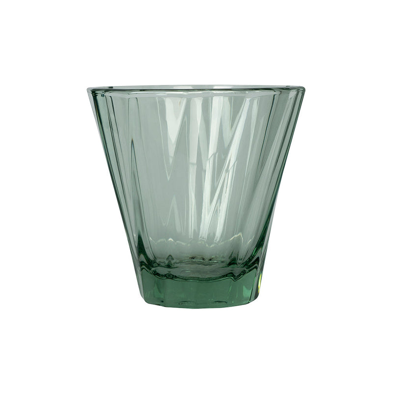 כוס מתרחב - שישיית כוסות טוויסטד זכוכית ירוקה מקולקציית אורבן גלאס - Urban Glass