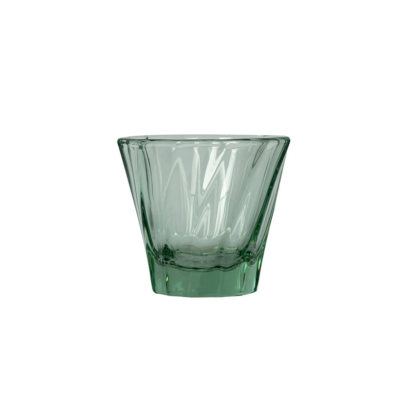 דוגמת כוס - שישיית כוסות טוויסטד זכוכית ירוקה מקולקציית אורבן גלאס - Urban Glass