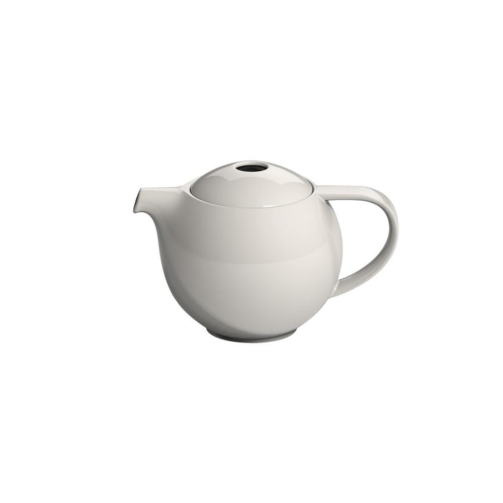 קנקן לבן - קנקן תה עם בית חליטה 600 מ"ל מקולקציית לוברמיקס פרו תה - Loveramics Pro Tea - CREAMA+