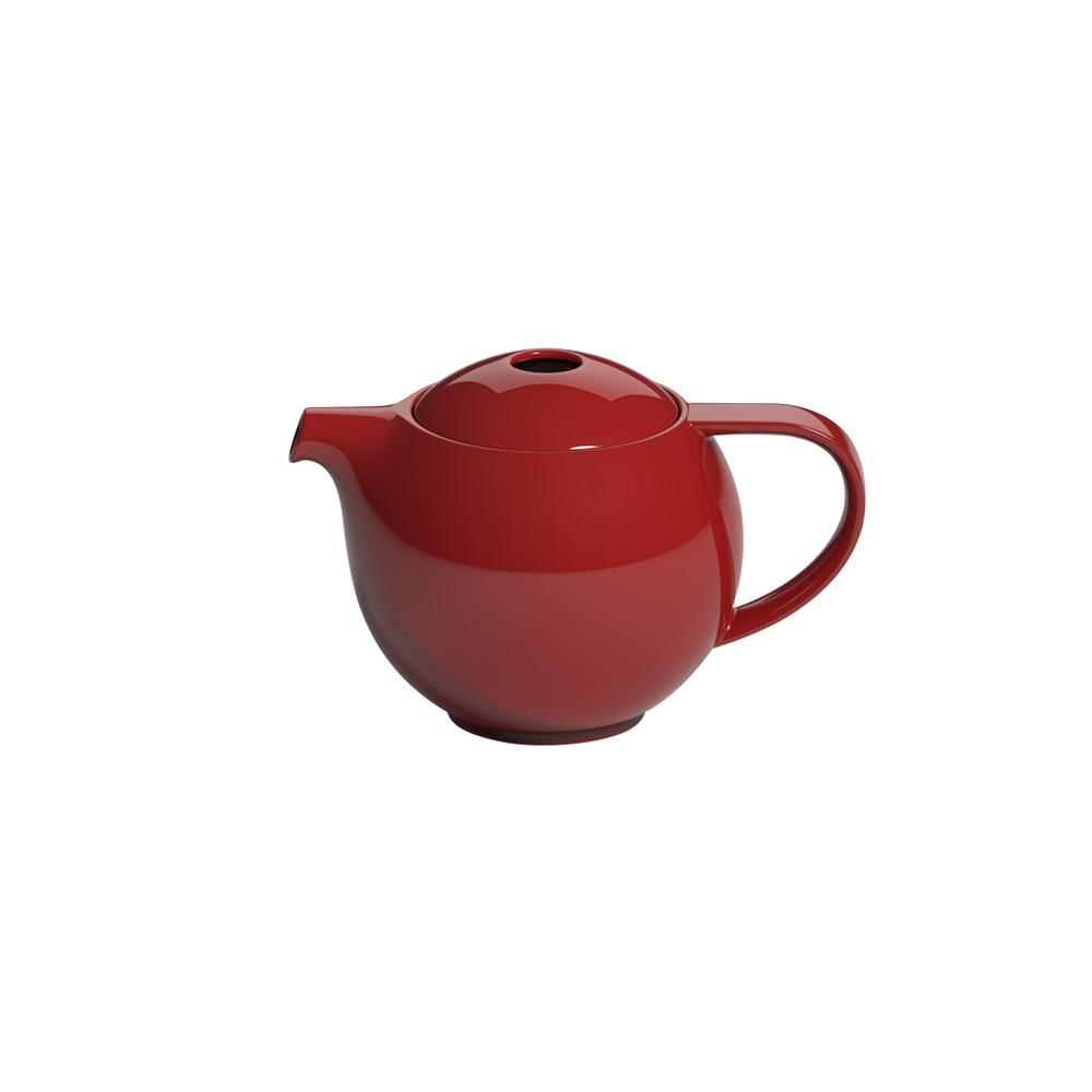 קנקן אדום - קנקן תה עם בית חליטה 600 מ"ל מקולקציית לוברמיקס פרו תה - Loveramics Pro Tea - CREAMA+
