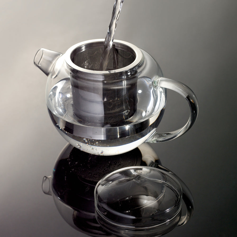 קנקן תה מזכוכית עם בית חליטה 600 מ"ל מקולקציית לוברמיקס פרו תה - Loveramics Pro Tea