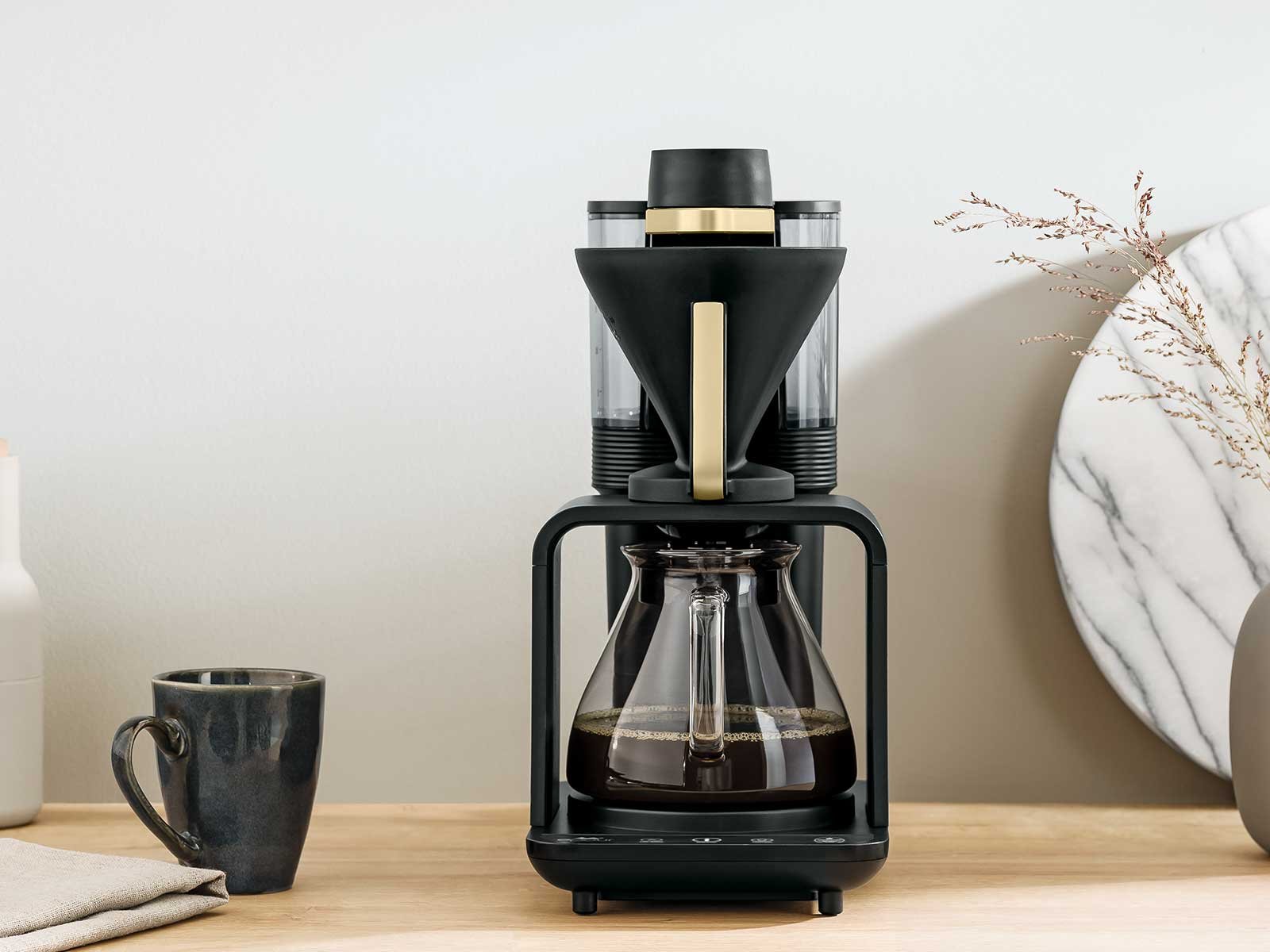 מכונת קפה פילטר מליטה - צבע שחור זהב - Melitta EPOUR