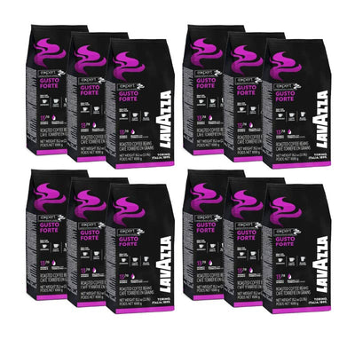 12 ק״ג פולי קפה לוואצה גוסטו פורטה - Lavazza Gusto Forte