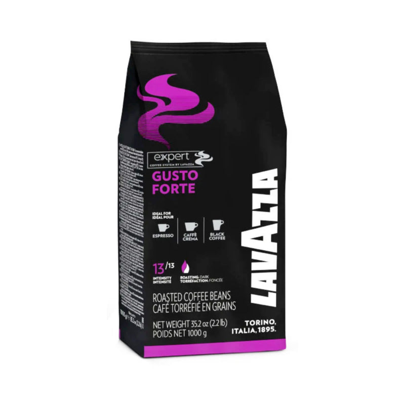 1 ק"ג פולי קפה לוואצה גוסטו פורטה - Lavazza Gusto Forte