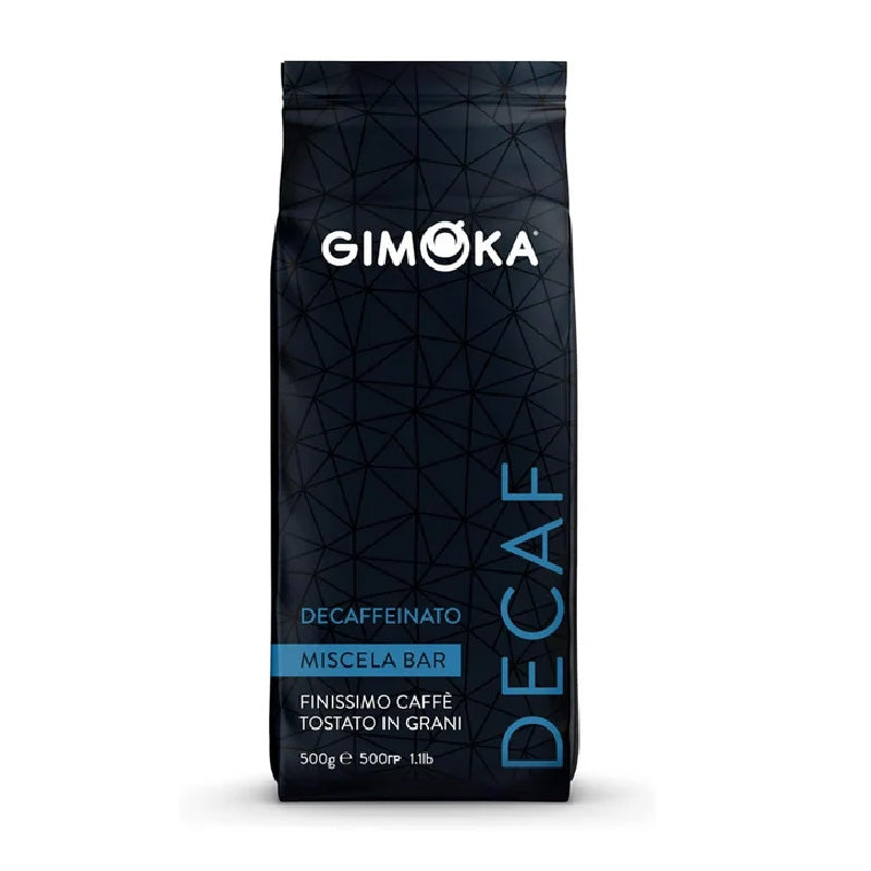 0.5 ק״ג פולי קפה ג'ימוקה נטול קפאין - Gimoka Decaffeinato
