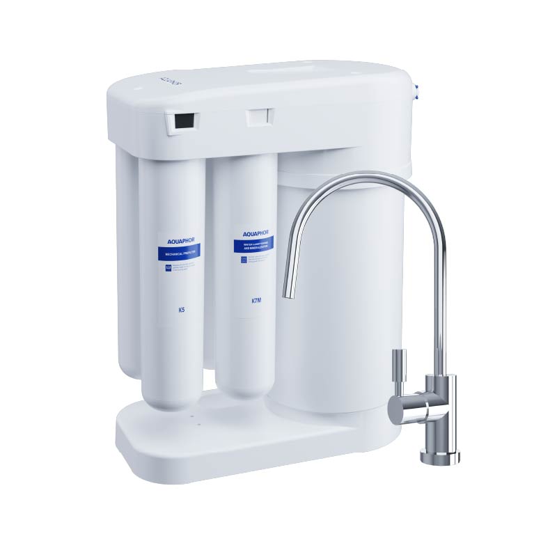 מערכת אוסמוזה הפוכה מוריון RO-101S אקוופור כולל התקנה - AQUAPHOR