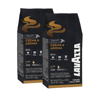 2 ק״ג פולי קפה לוואצה אקספרט קרמה וארומה - Lavazza Expert Crema & Aroma