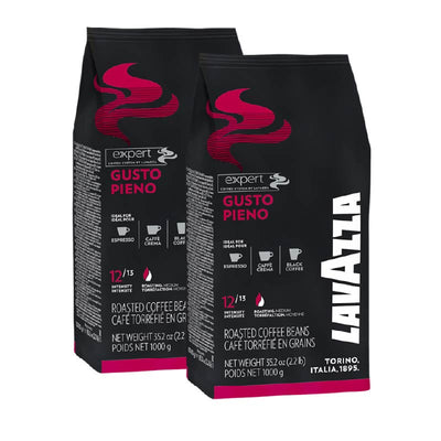 2 ק״ג פולי קפה לוואצה גוסטו פיאנו - Lavazza Gusto Pieno