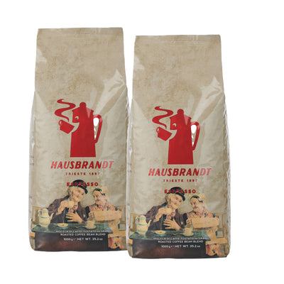 2 ק״ג פולי קפה האוסברנדט אספרסו - Hausbrandt Espresso