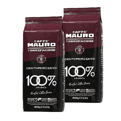 2 ק״ג פולי קפה מאורו סנטופרסנטו - Caffè Mauro Centopercento