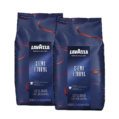 2 ק״ג פולי קפה לוואצה קרמה א ארומה - Lavazza Crema e Aroma