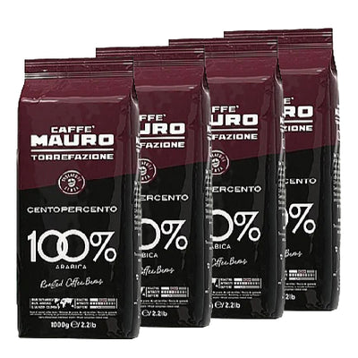 4 ק״ג פולי קפה מאורו סנטופרסנטו - Caffè Mauro Centopercento