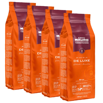 4 ק״ג פולי קפה מאור דה לוקס - Caffè Mauro De Luxe