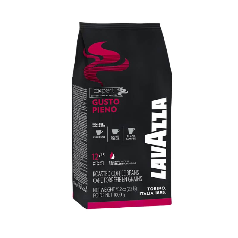 1 ק"ג פולי קפה לוואצה גוסטו פיאנו - Lavazza Gusto Pieno