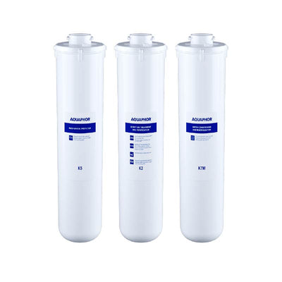 סט סננים למערכת אוסמוזה הפוכה ‎ RO-101S(לא כולל ממברנה) אקוופור - AQUAPHOR