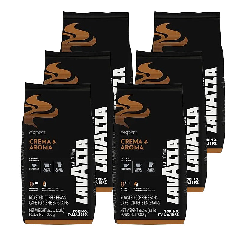 6 ק"ג פולי קפה לוואצה אקספרט קרמה וארומה - Lavazza Expert Crema & Aroma