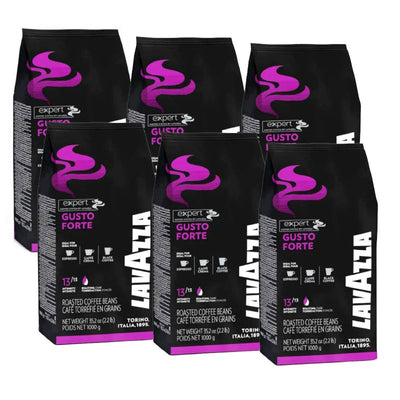 6 ק״ג פולי קפה לוואצה גוסטו פורטה - Lavazza Gusto Forte