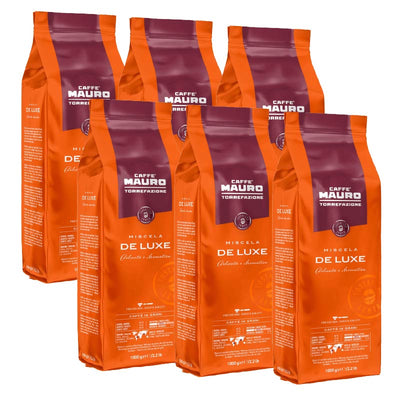 6 ק״ג פולי קפה מאורו דה לוקס - Caffè Mauro De Luxe