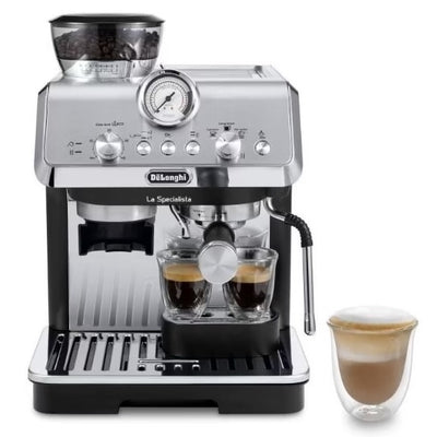 מכונת אספרסו ידנית דלונגי בצבע שחור כסוף - Delonghi La Specialista Arte EC 9155.MB