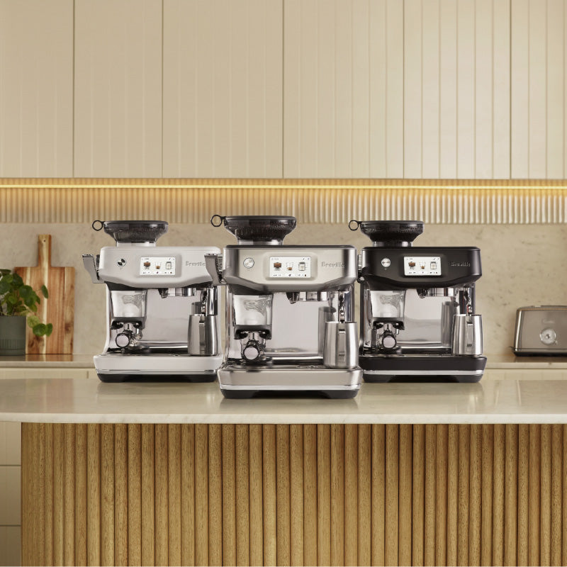 מכונת קפה טוחנת ברוויל בריסטה טאץ' שחור - Breville Barista Touch Black BES881BTR