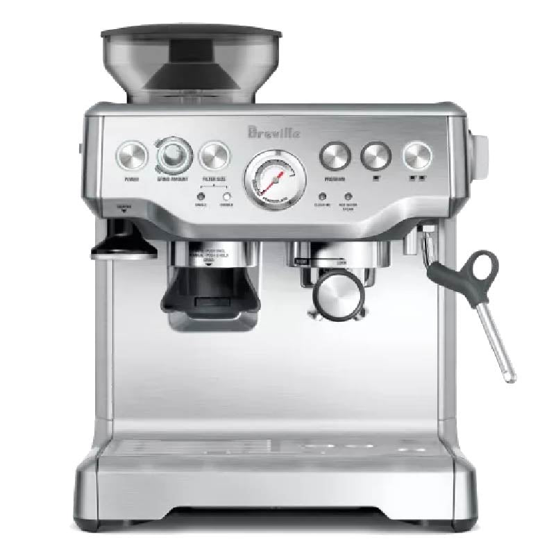 מכונת קפה טוחנת ברוויל בריסטה אקספרס - Breville Barista Express Silver BES870BSS