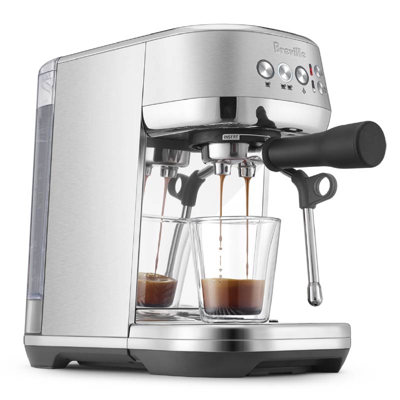 מכונת קפה ברוויל במבינו פלוס נירוסטה - Breville (Sage) Bambino Plus Steel BES500BSS