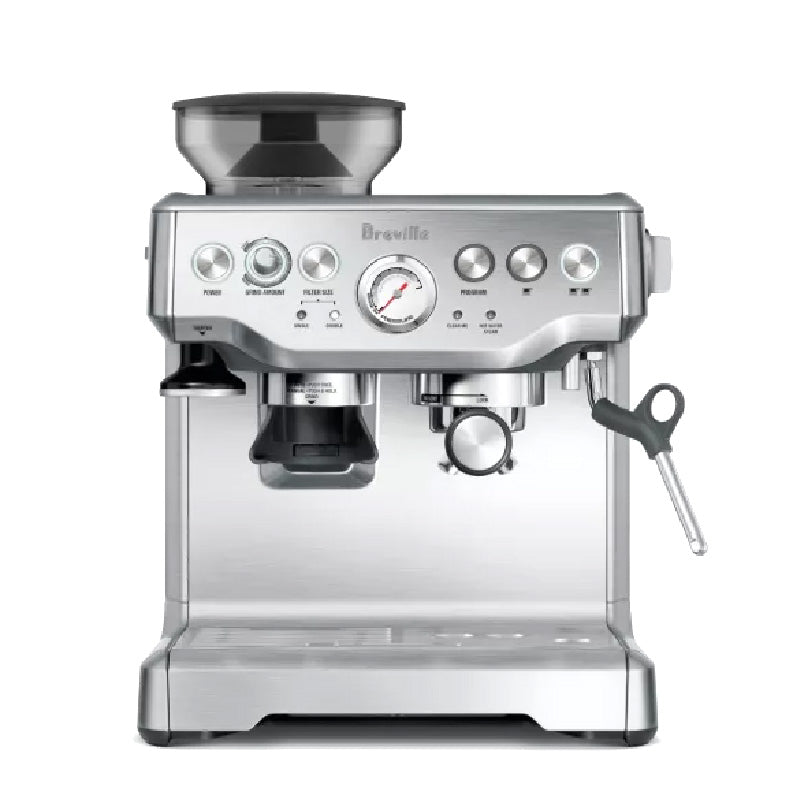 מכונת קפה טוחנת ברוויל בריסטה אקספרס - Breville Barista Express Silver BES870BSS