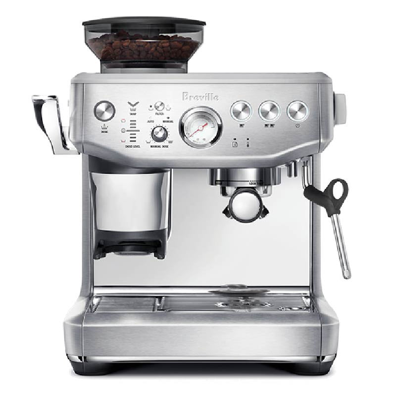 מכונת קפה טוחנת ברוויל בריסטה אקספרס - Breville (Sage) Barista Express Silver BES876BSS