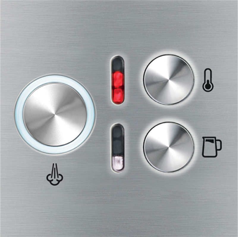מכונת קפה ברוויל במבינו פלוס שחור - Breville Bambino Plus Black BES500BTR