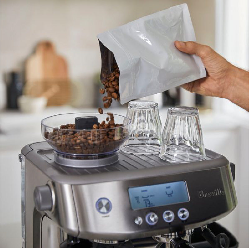 מכונת קפה טוחנת ברוויל בריסטה פרו - Breville Barista PRO Silver BES878BSS