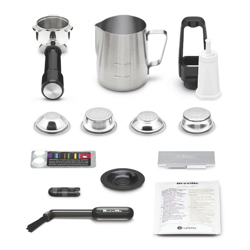 מכונת קפה טוחנת ברוויל בריסטה טאץ' שחור - Breville Barista Touch Black BES881BTR