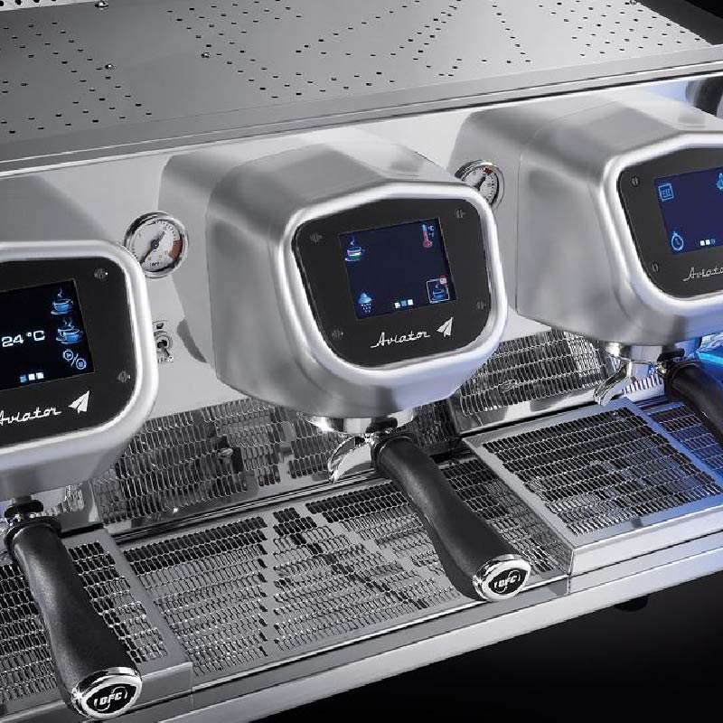 מכונת קפה מקצועית - שלושה ראשים - Aviator 5 by B.F.C