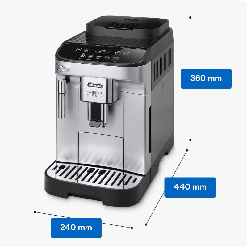 מכונת אספרסו אוטומטית דלונגי בצבע כסוף שחור - Delonghi ECAM 292.33.SB