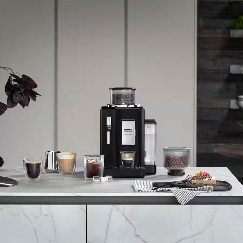 מכונת אספרסו אוטומטית דלונגי - Delonghi Rivelia Onyx Black EXAM 440.35.B