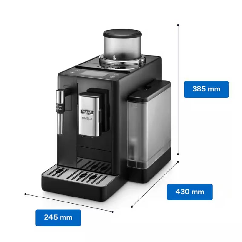 מכונת אספרסו אוטומטית דלונגי - Delonghi Rivelia Onyx Black EXAM 440.35.B