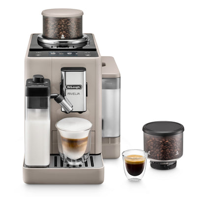 מכונת אספרסו אוטומטית דלונגי בצבע בז׳ - Delonghi Rivelia EXAM 440.55.BG