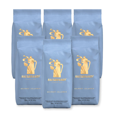 6 ק"ג פולי קפה האוסברנדט גורמה קולומבוס - Hausbrandt Gourmet Columbus