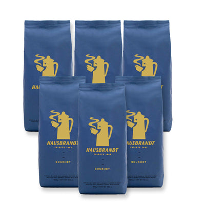 6 ק"ג פולי קפה האוסברנדט גורמה - Hausbrandt Gourmet