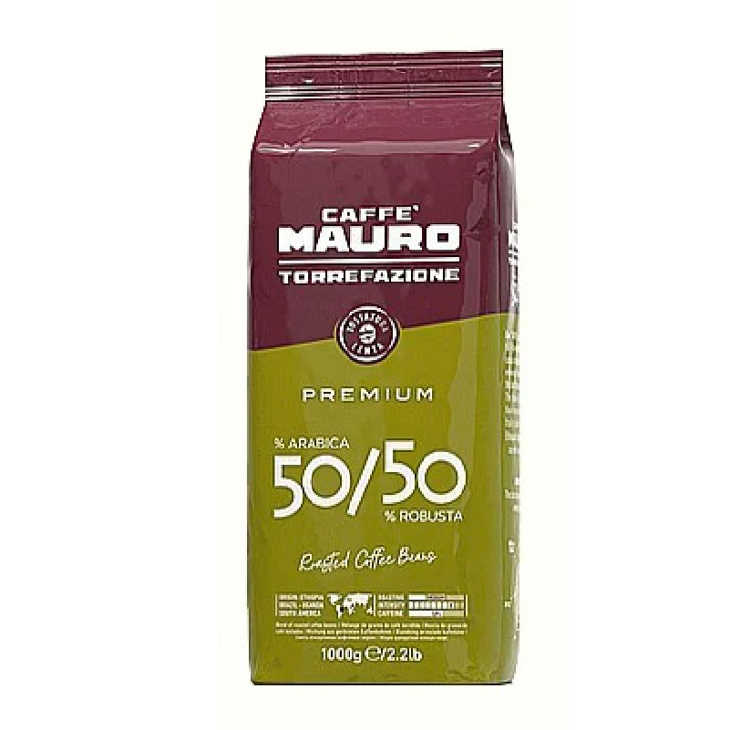 1 ק"ג פולי קפה מאורו פרימיום - Caffè Mauro Premium