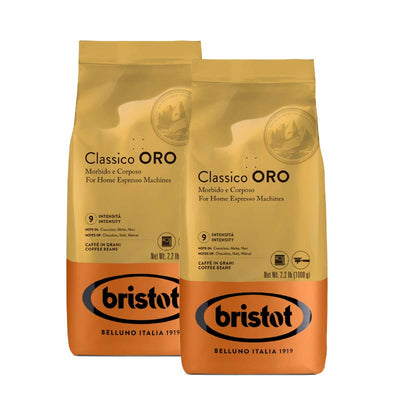 2 ק״ג פולי קפה בריסטוט קלאסיקו אורו - Bristot Classico Oro
