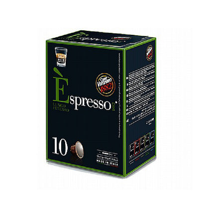 10 קפסולות קפה תואמות נספרסו - ורניאנו לונגו - Vergnano Lungo