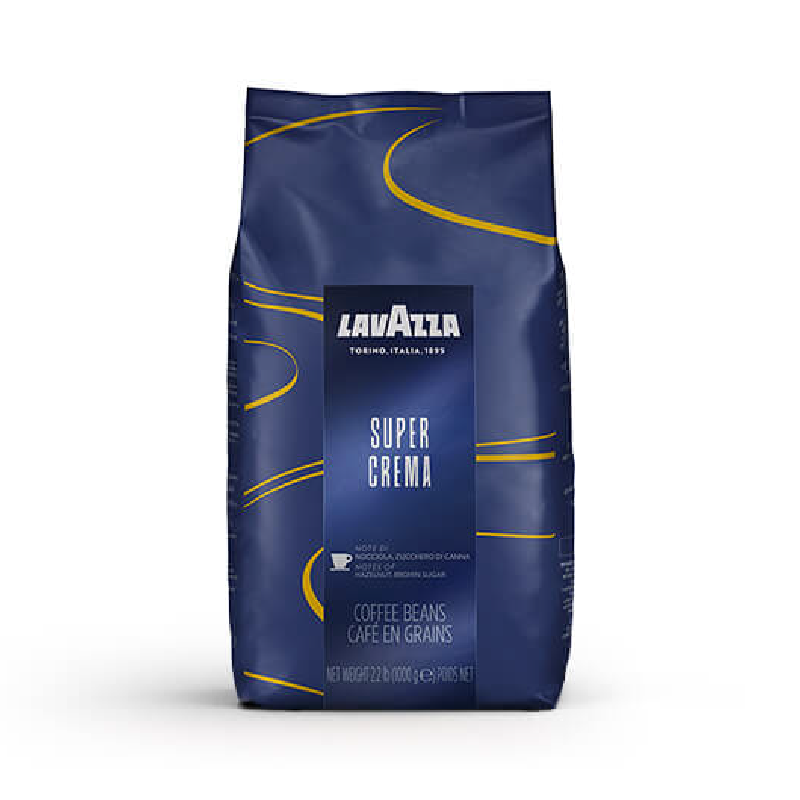 1 ק"ג פולי קפה לוואצה סופר קרמה - Lavazza Super Crema