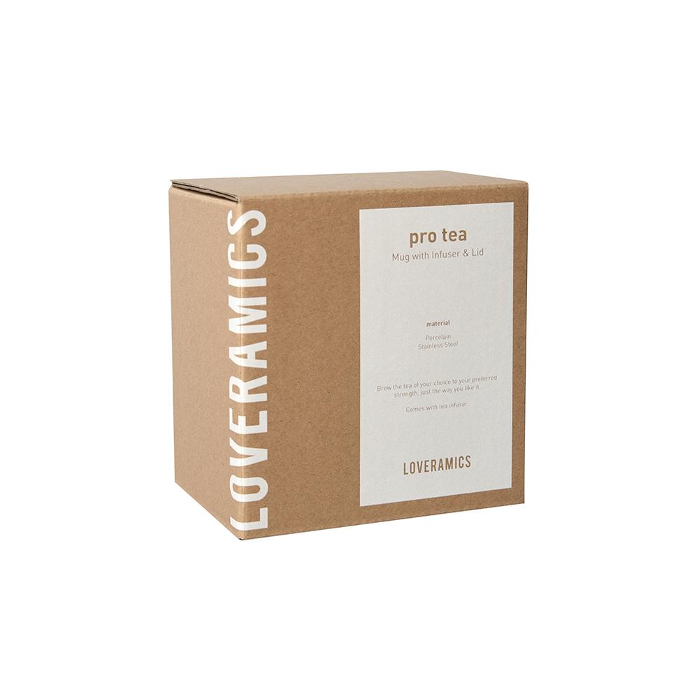 קופסת מאג תה 300 מ״ל עם בית חליטה ומכסה מקולקציית לוברמיקס פרו תה - Loveramics Pro Tea