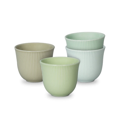 "אור הירח" - סט 4 כוסות טעימה צבעוניות מקולקציית לוברמיקס ברוארס אמבוסד - Loveramics Brewers Embossed 